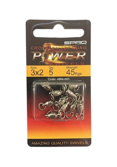 T.d. Spro Ballbearing Power Çapraz Fırdöndü 3x2 45kg