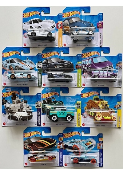 Hotwheels 10'lu Başlangıç Seti - Onlu Farklı Model Araba Diğer
