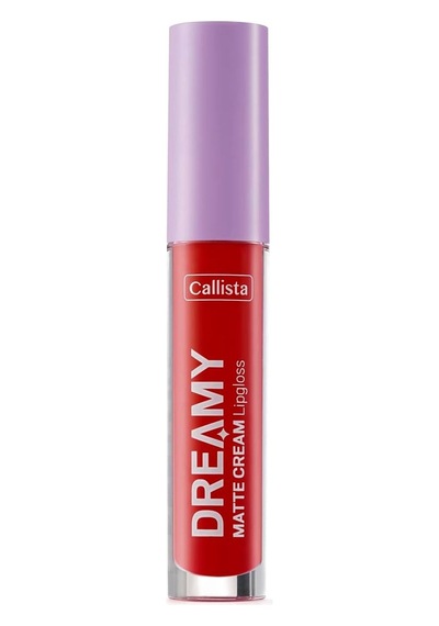 Callista Dreamy Cream Mat Görünümlü Lipgloss 204 Hot Check, Kırmızı 0
