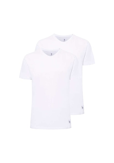 U.S. Polo Assn. Erkek Beyaz 2 Li Yuvarlak Yaka Atlet 80197 Beyaz U.S. Polo Assn. Erkek Beyaz 2 Li Yuvarlak Yaka Atlet 80197 Beyaz
