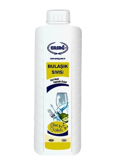 Ersağ Bulaşık Sıvısı Elma Kokulu 1 Lt