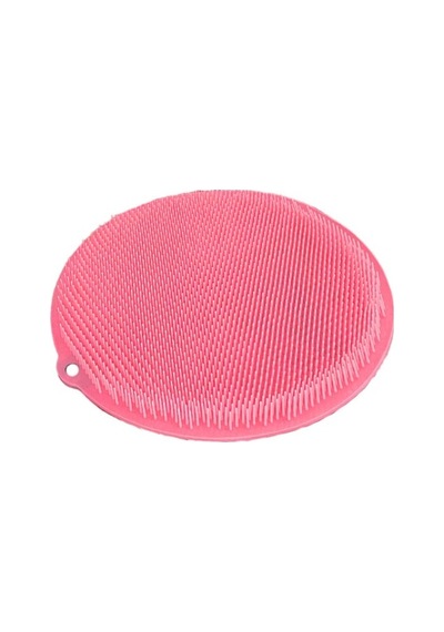 Yuvarlak Vantuzlu Banyo Sırt Kese Matı 26 Cm 4604 Siyah