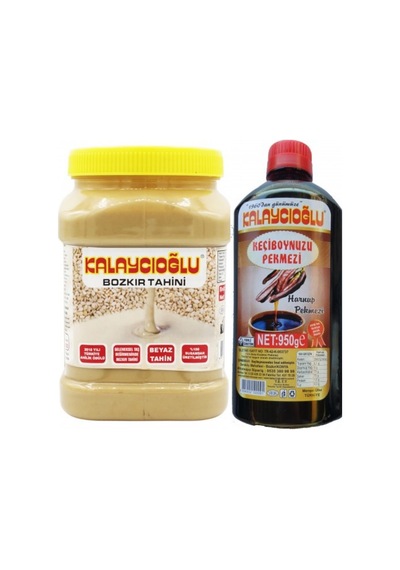 Kalaycıoğlu Bozkır Beyaz Tahin 935 G + Keçiboynuz Harnup Pekmezi 950 G
