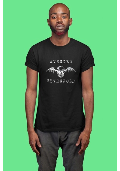 Startmore Ko Buta Avenged Sevenfold Baskılı Unisex Siyah Tişört Tk1236 Siyah