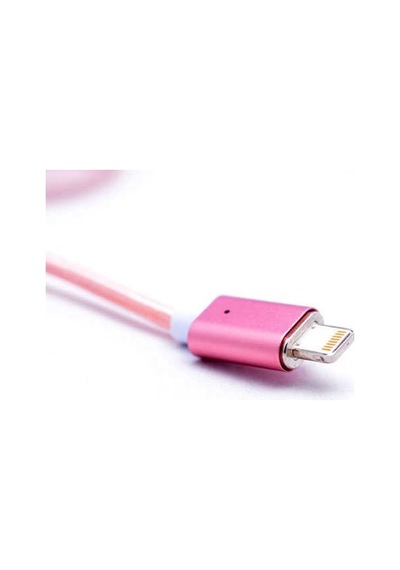 Zore Metal Manyetic Uçlu Lightning Usb Kablo-Siyah