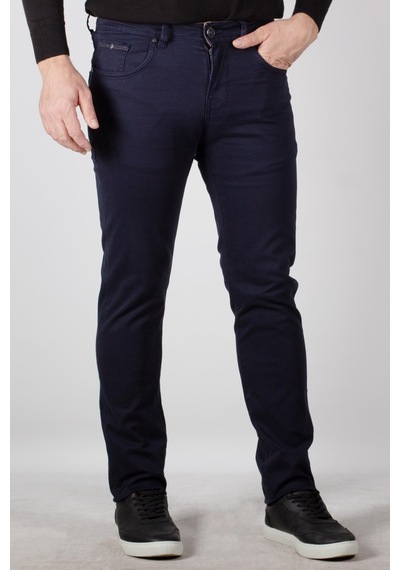 Erkek Chino Pantolon Gabardin Slim Fit Dar Kesim Lacivert 2160 Lacivert