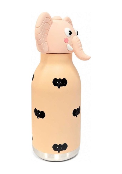 Koı Pembe Fil 500 Ml Paslanmaz Çelik-pipetli Çocuk Termosu Ve Suluk Pembe Pembe