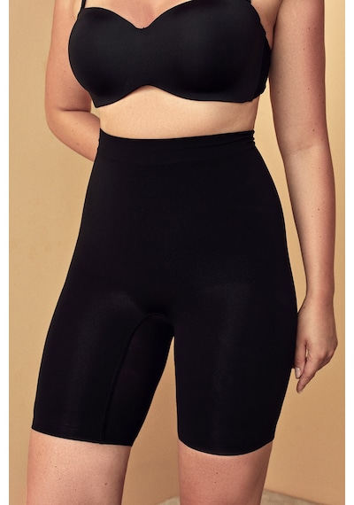 Penti Siyah Premium Seamless Push Up Şort Korse Siyah