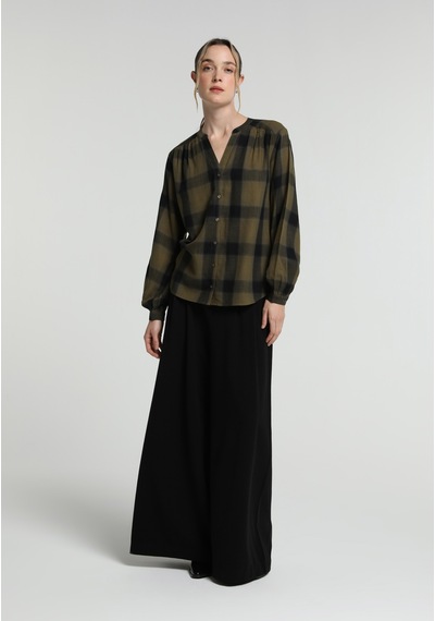 Colin's Colins Fashion Fit Kadın Yeşil Gömlek Cl1082030 Q1.v1 Kha Haki