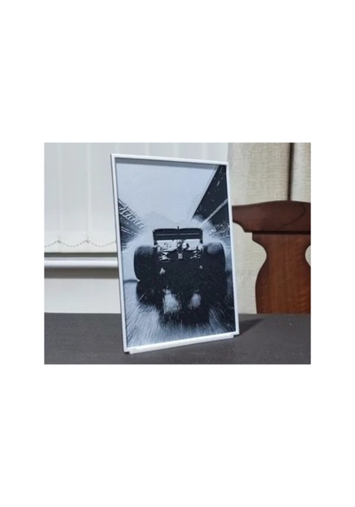 Formula 1 Araç Çizimi Dekoratif Tablo 23x10 Cm