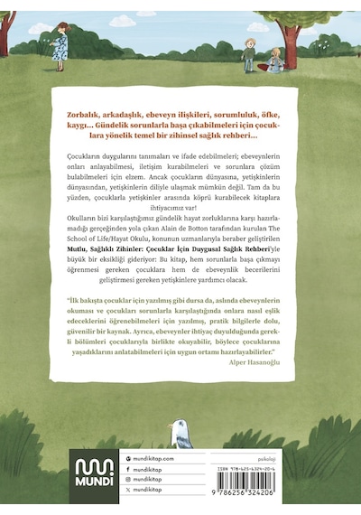 Mutlu, Sağlıklı Zihinler: Çocuklar İçin Duygusal Sağlık Rehberi 9786256324206