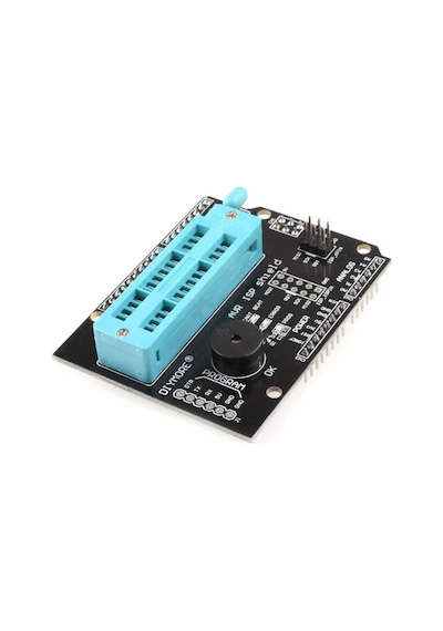 Alkatronik-Arduino Avr Isp Programlama Shield Genişleme Kartı Zif Soket