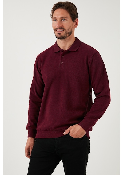 Buratti Pamuk Karışımlı Regular Fit 2'Li Paket Erkek Polo Yaka Kazak 456223S2 Kahve-Mürdüm Buratti Pamuk Karışımlı Regular Fit 2'Li Paket Erkek Polo Yaka Kazak 456223S2 Kahve-Mürdüm