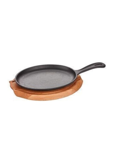 D.Demir Oval Saplı Fajita 24x17Cm +Nihale