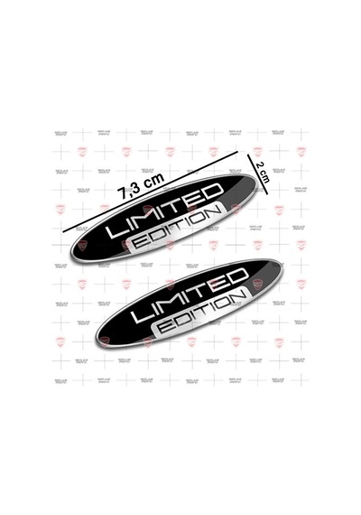 BMW Suzuki Kawasaki Yamaha Aprilia etiket motosiklet limited edition Gümüş  3D sticker