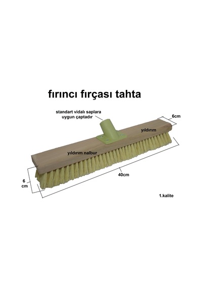 Fırın Fırçası 40 Cm Ocak Fırçası Fırıncı Fırçası İzalasyon Fırças