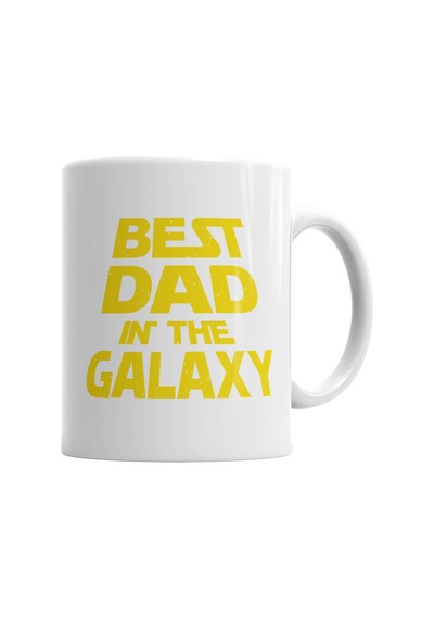 Best Dad İn The Galaxy Kupa Bardak Porselen Karışık