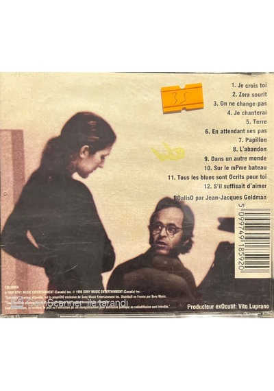 Plak Değildir Cd Dir Cd Celine Dion S'il Suffisait D'aimer Cd
