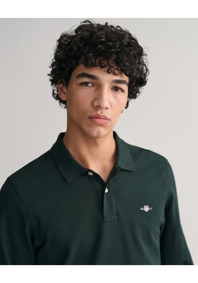 Gant Erkek Yeşil Regular Fit Logolu Polo-yeşil Yeşil