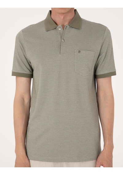 Pierre Cardin Erkek Haki Tişört 50306862-vr027 Haki