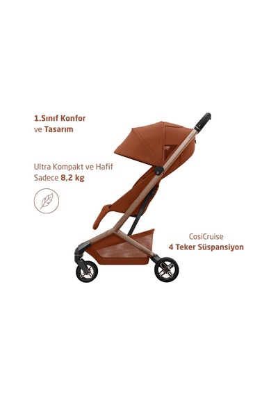 Maxi-cosi Fame Cabin Portbebesiyle Katlanabilen Led Işıklı Şarj Üniteli Bebek Arabası Terra