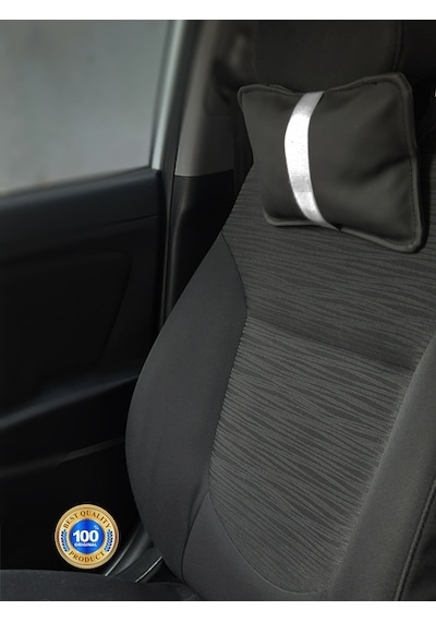 Cadillac Srx Oto Koltuk Boyun Yastığı Beyaz Şerit 2 Adetı3401