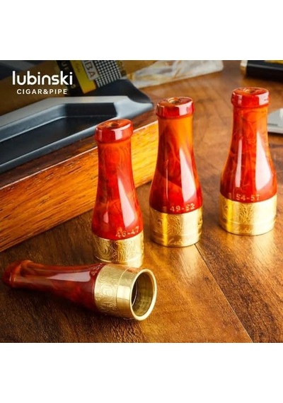 Lubinski 4'lü 4 Boy Puro Ağızlığı Kahve-gold 42-57 Ring