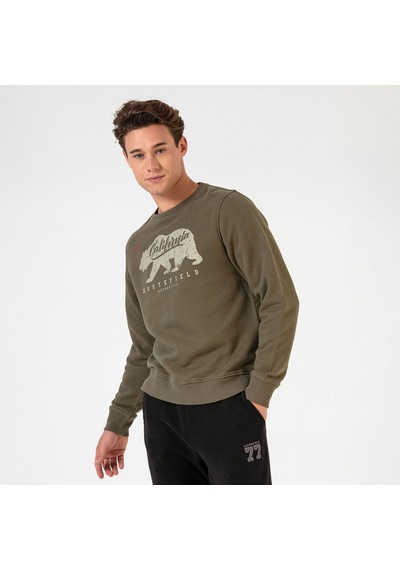 Routefield Routefıeld Home Erkek Sweatshırt Haki Haki