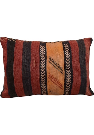 Zehra Abla Halı Yeni El Dokuma Dekoratif Kilim Kırlent Yastık Kılıfı 6244