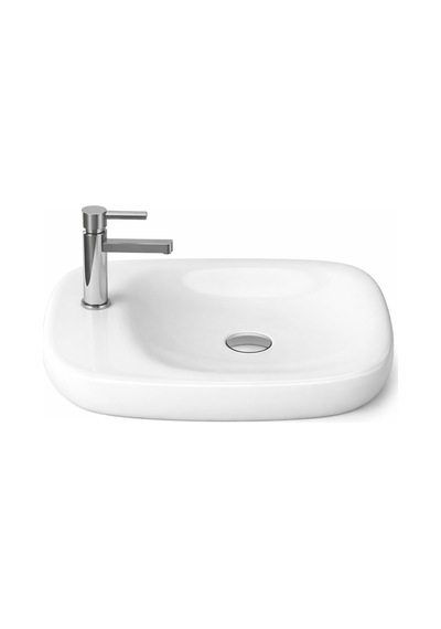 Bocchi Fenice 1164-001-0125 Çanak Lavabo Parlak Beyaz 55 x 40 CM 1466841