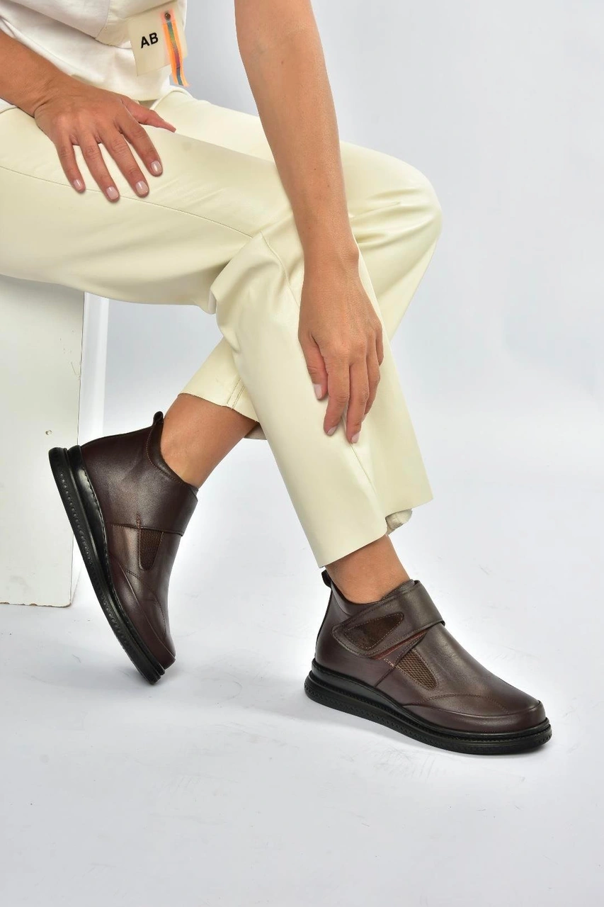 Fox Shoes V555070703 Kahverengi Hakiki Deri Comfort Ortopedik Taban Kadın Ayakkabı Kahverengi-hakiki Deri Fox Shoes V555070703 Kahverengi Hakiki Deri Comfort Ortopedik Taban Kadın Ayakkabı Kahverengi-hakiki Deri