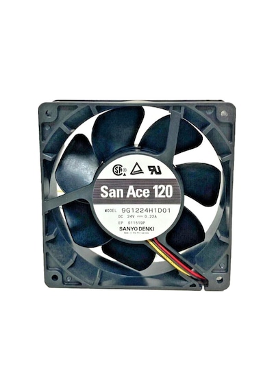 Sanyo Denkı San Ace 120 9g1224h1d01 Dc Soğutma Fanı 24v Dc 120x120x38 Mm - Bilyalı Aksiyel Fan