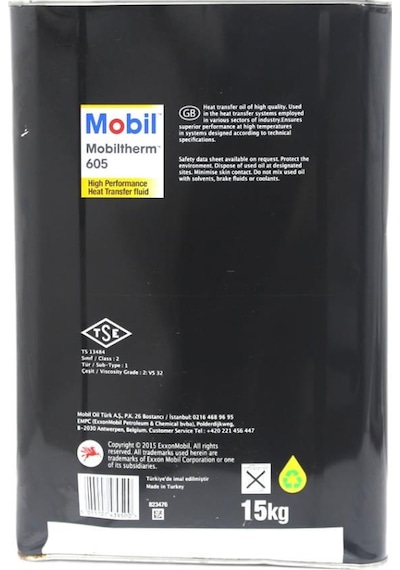 Mobil Mobiltherm 605 Yüksek Performanslı Isı Transfer Yağı 16 L