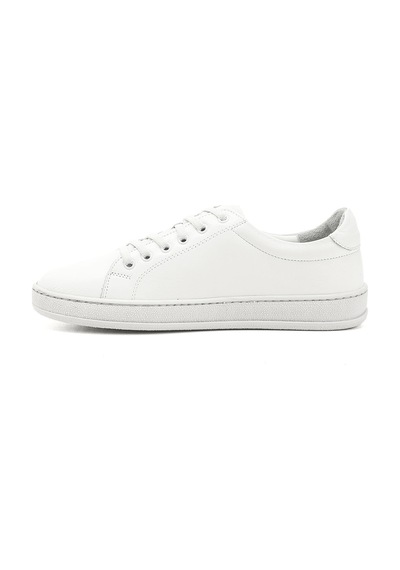 Gönderi(R) Gönderi R Kadın Beyaz Lastik Bağcıklı Hakiki Deri Sneaker Ddza83742037 Beyaz