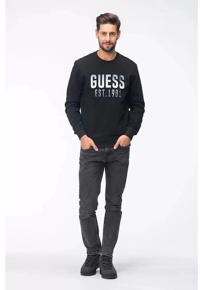 Guess Erkek Siyah Sweatshirt Siyah