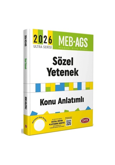 Data 2026 Meb-ags Sözel Yetenek Konu Anlatımlı Data Yayınları