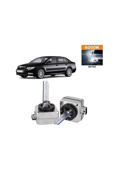 Skoda Superb 2008-2012 D1s / D1r 6000k Beyaz Hıd Xenon Ampul 2 Adet
