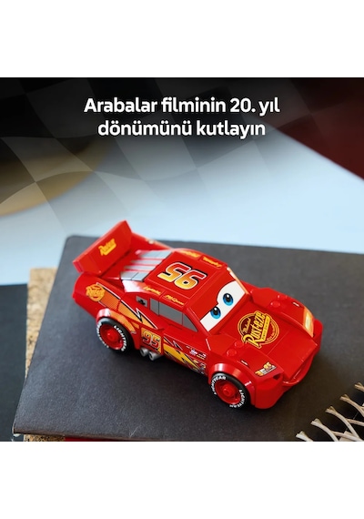 LEGO® Speed Champions | Şimşek McQueen 77255 – 9 Yaş ve Üzeri Çocuklar için Çıkartmalar İçeren Oyuncak Yapım Seti (270 Parça)