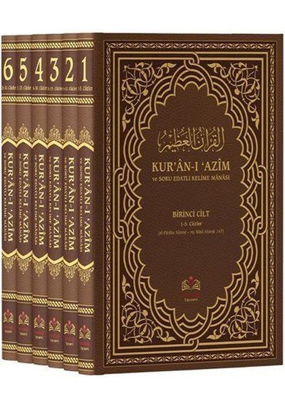 Kur'an-ı Azim Ve Tefsirli Meal Soru Edatlı Kelime Manası 6 Ci...