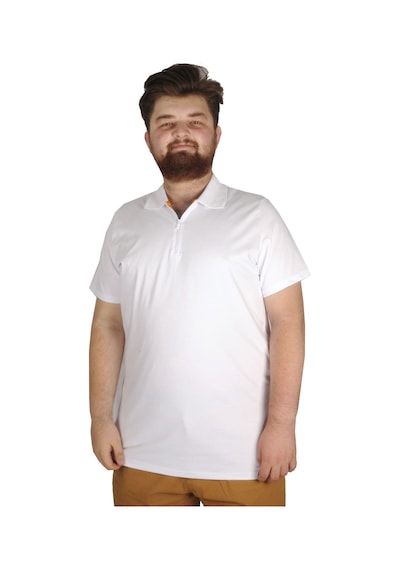 Mode Xl T-Shirt Polo Likralı Fermuarlı Yaka 21029 001