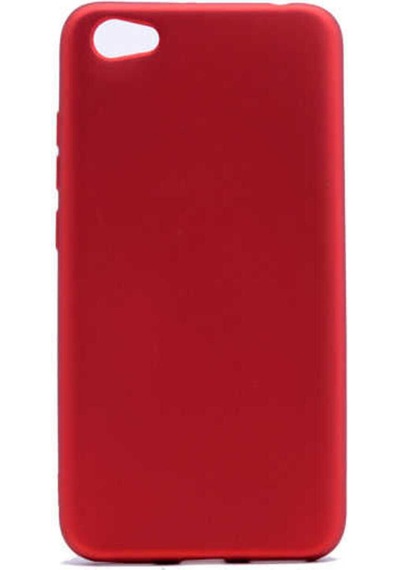 Xiaomi Redmi Note 5a Kılıf Zore Premier Silikon Kapak Kırmızı