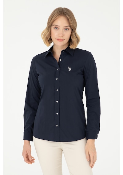 U.s. Polo Assn. Kadın Lacivert Gömlek Basic 50293919-vr033 Lacivert