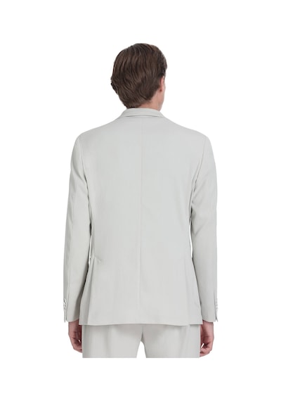 Hatemoğlu Keten Slim Fit Mono Yaka Casual Takım Elbise 36436 Keten D.