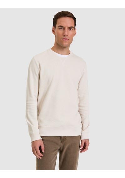 Pierre Cardin Kemik Rengi Regular Fit %100 Pamuk Bisiklet Yaka Sweatshirt 50331600-vr137 Bej