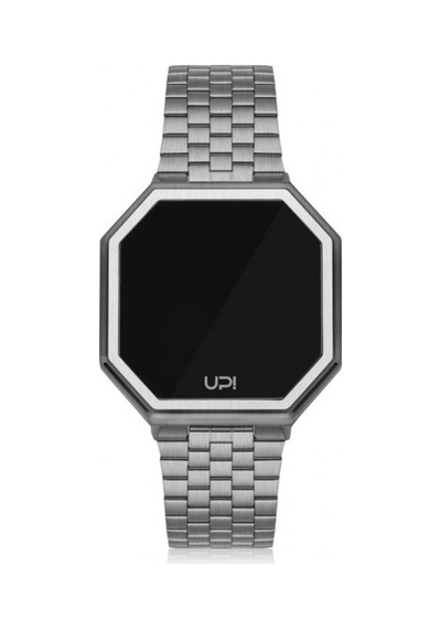 Upwatch İsim Yazılabilir Edge Matte Silver And Silver Strap Unise