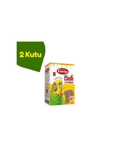 Energy Muhabbet Kuşu Ballı Kraker 2 Paket- 20 Adet