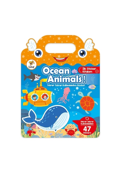 Lino Tekrar Kullanılabilen İlk Sticker Kitabım Ocean Animals Ls-502
