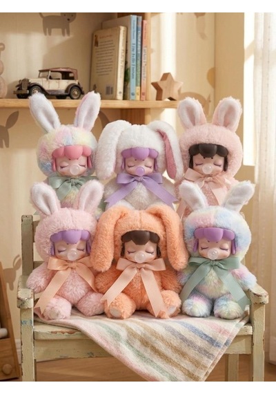 Nansi Figür Bebek - 17 Cm Peluş Kostümlü Emzikli Arkadaşım Kurdeleli Oyuncak Bebek