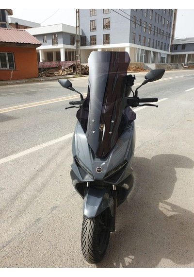 Motocam Rks Vieste 249 Ön Cam 2022-2026 Model 78cm Siyah Renkli 4mm Uzun