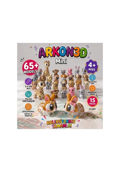 Arkon 3d Tavşan - 3d Baskı 10 Lu Paket